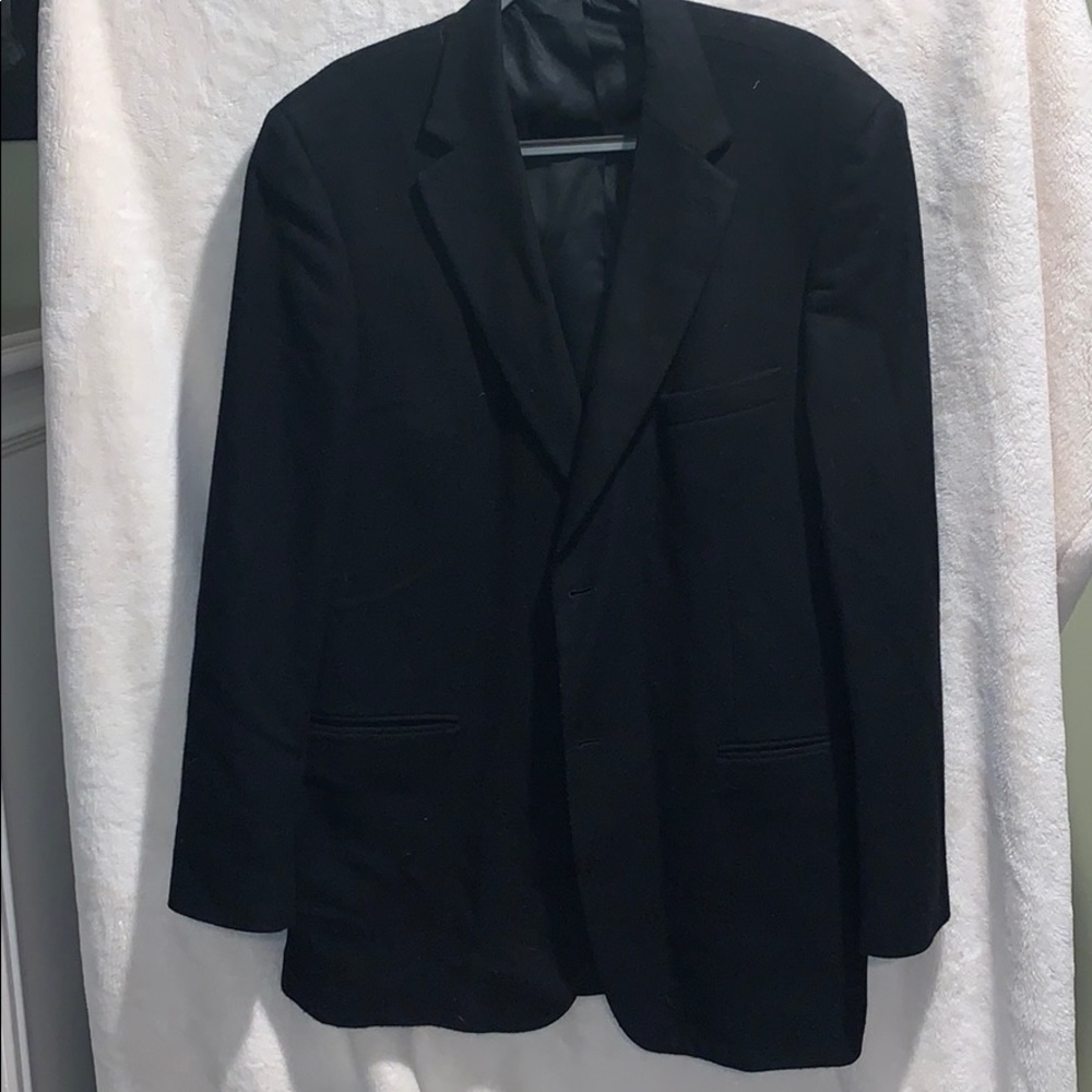 Men’s Stafford Black Winter Blazer